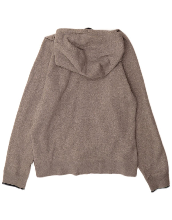 Felpa con cappuccio e zip Nike Air Regular Fit da uomo XL in cotone grigio sportivo