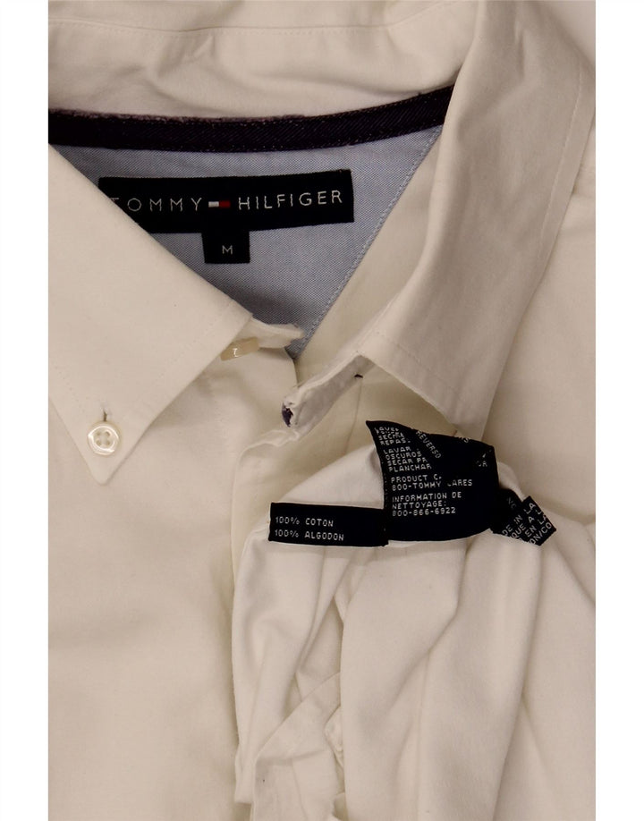 Camicia da uomo Tommy Hilfiger in cotone bianco medio
