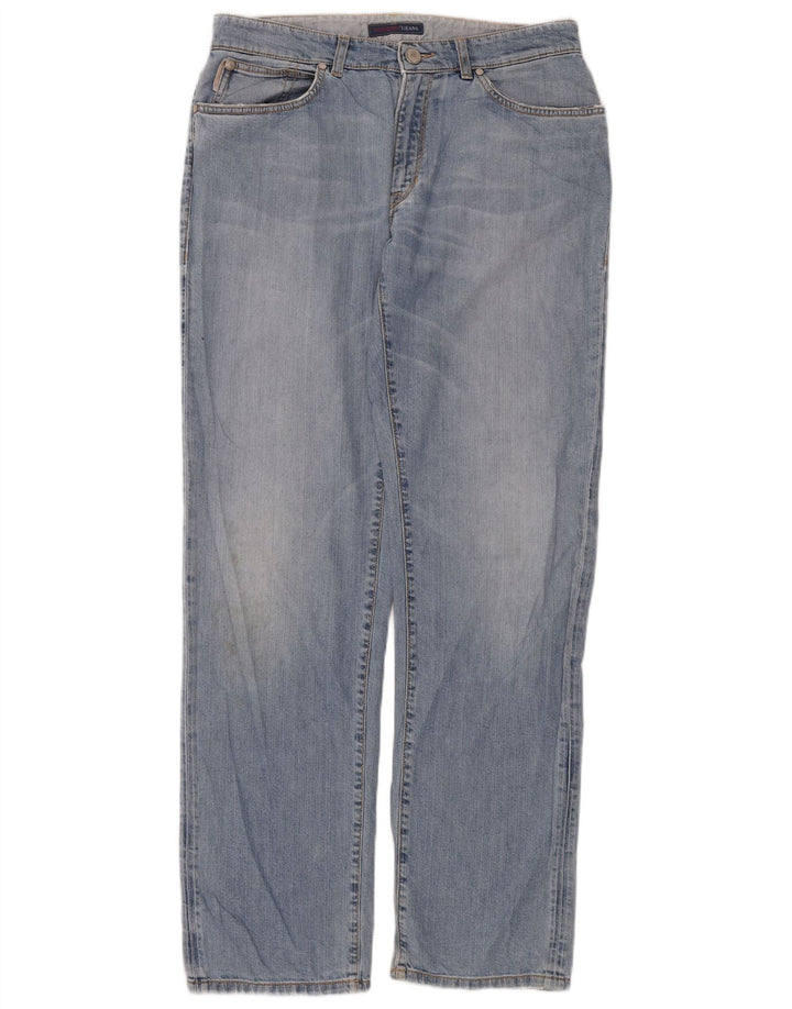 Jeans Dritti Donna Trussardi W32 L34 Cotone Blu