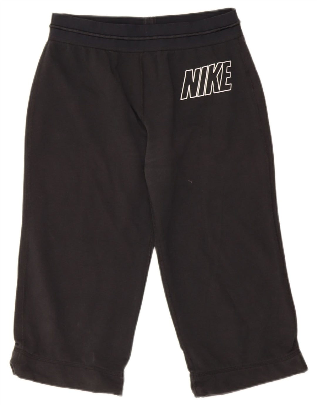 Pantaloni da tuta Nike Dri Fit Graphic Capri da donna UK 12 medio nero