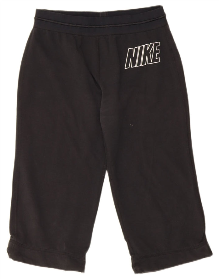 Pantaloni da tuta Nike Dri Fit Graphic Capri da donna UK 12 medio nero