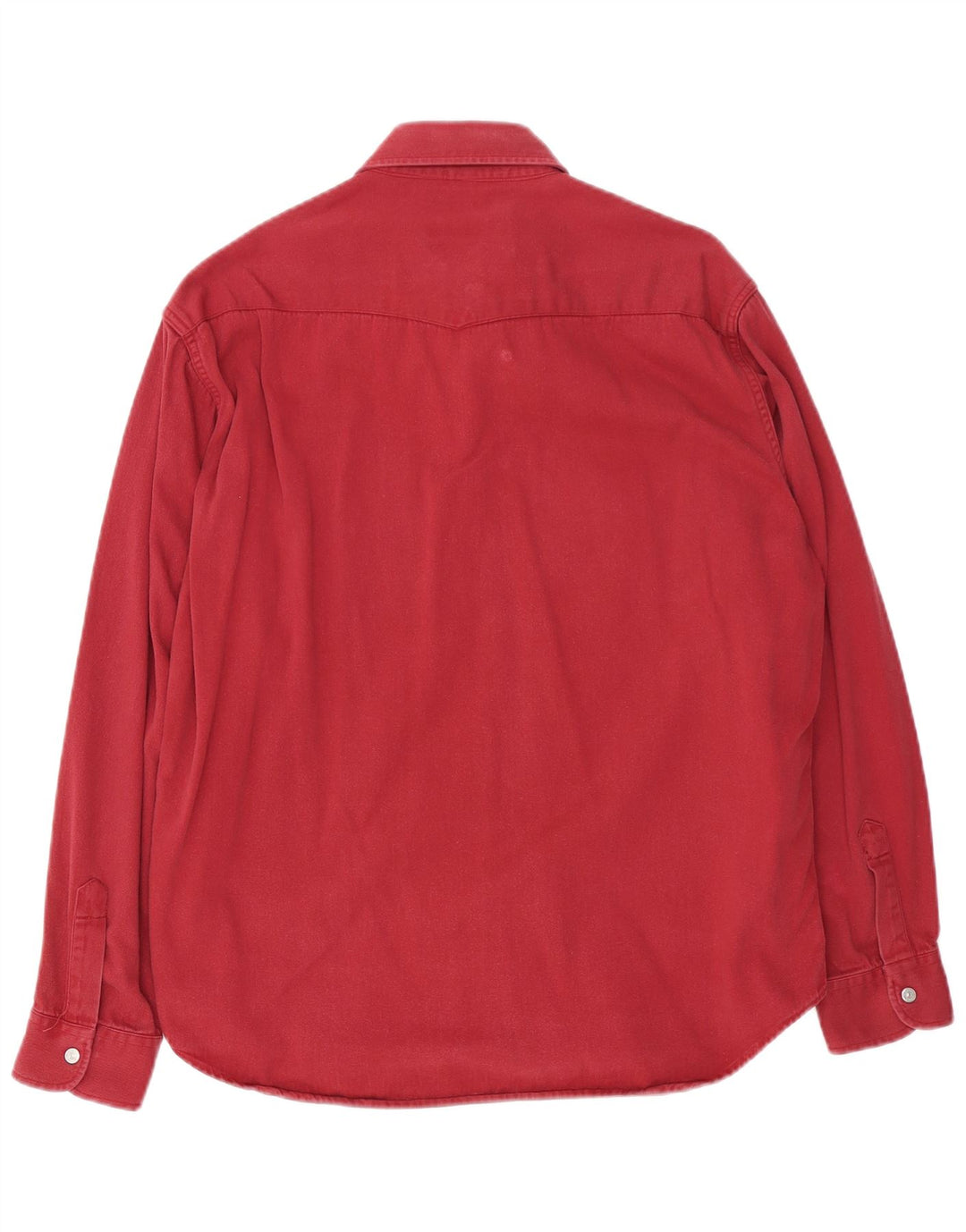 Camicia di jeans da uomo Carrera grande in cotone bordeaux