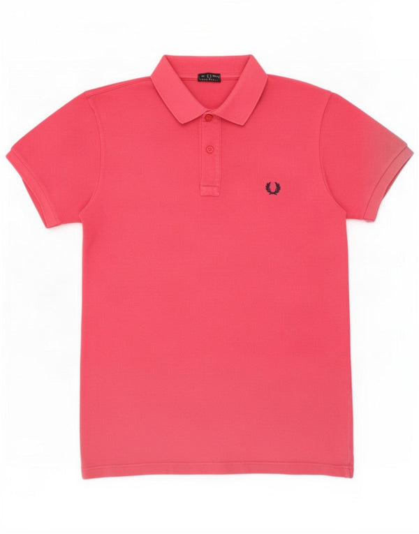Polo da ragazzo Fred Perry 15-16 anni Rosa Cotone