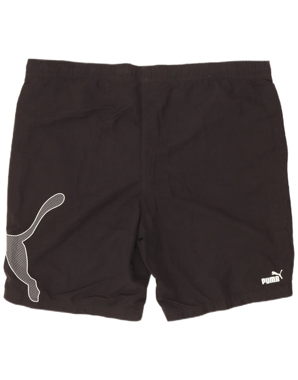 Pantaloncini sportivi grafici da uomo Puma XL neri sportivi