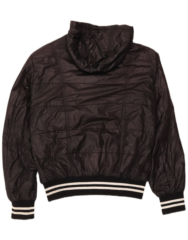 Giacca imbottita con cappuccio da uomo Kappa UK 42 XL poliestere nero