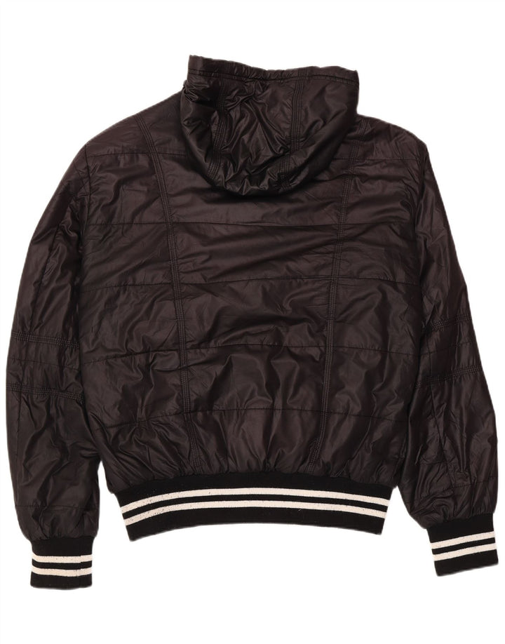 Giacca imbottita con cappuccio da uomo Kappa UK 42 XL poliestere nero