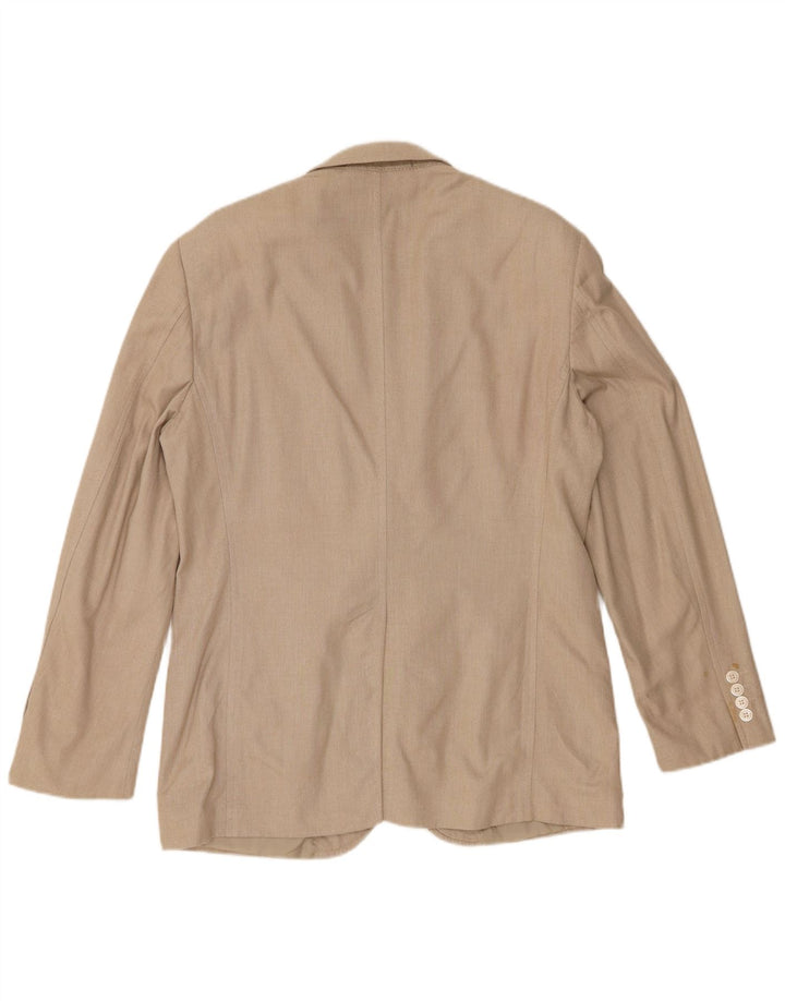 Giacca blazer a 2 bottoni da uomo Marks & Spencer UK 40 Cotone beige medio