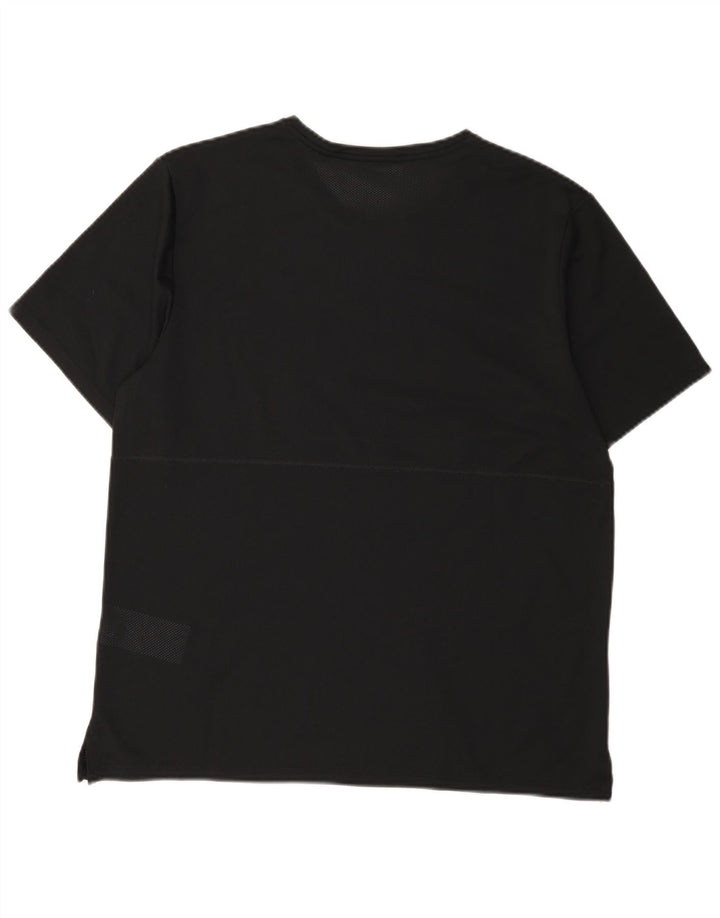 T-shirt Nike Dri Fit da uomo, grande, in poliestere nero