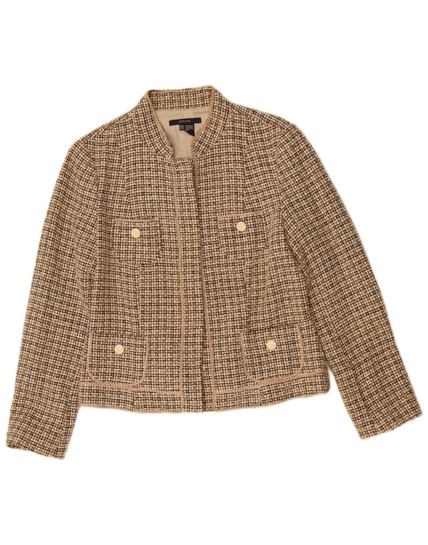 Giacca blazer da donna Zara EU 42 Acrilico a quadri beige grande