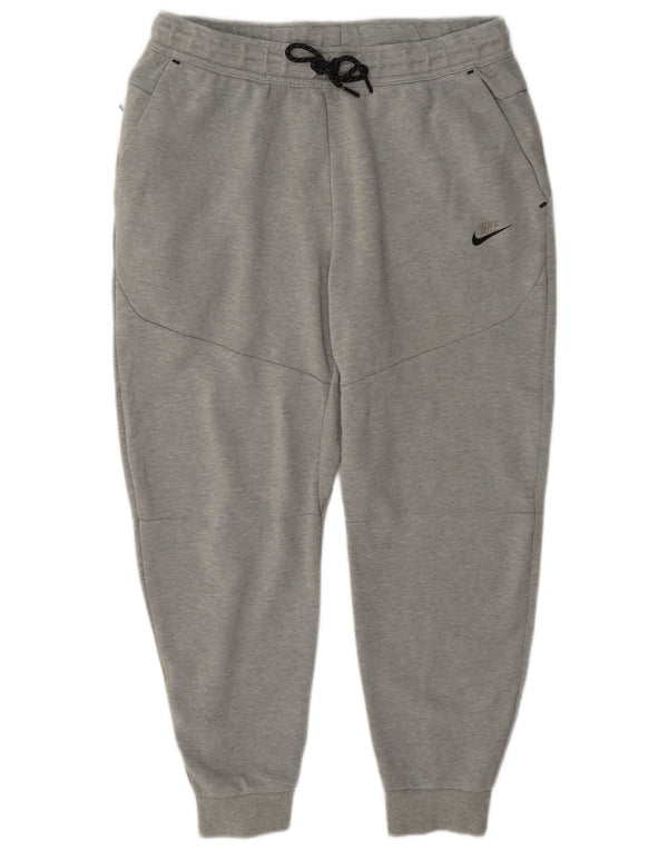 Pantaloni da tuta da uomo Nike Joggers grandi in cotone grigio