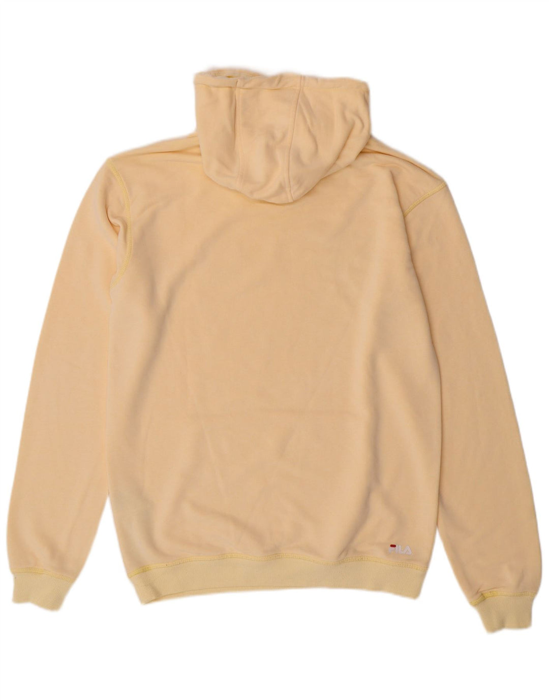 Maglione con cappuccio grafico da uomo FILA piccolo in cotone giallo