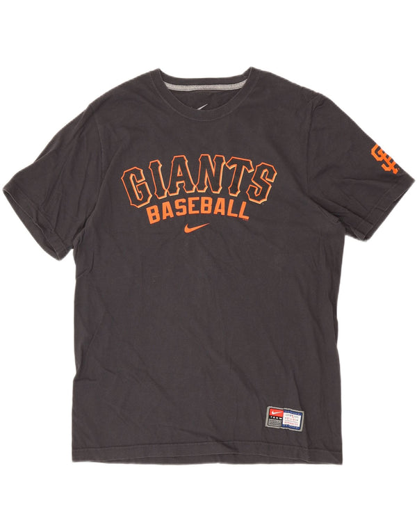 NIKE T-shirt grafica da uomo con vestibilità regolare dei San Francisco Giants, taglia grande, grigia