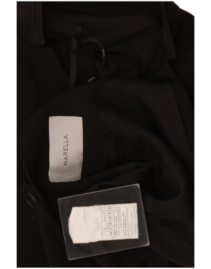 Giacca blazer da donna a 1 bottone Marella UK 8 piccola in poliestere nero