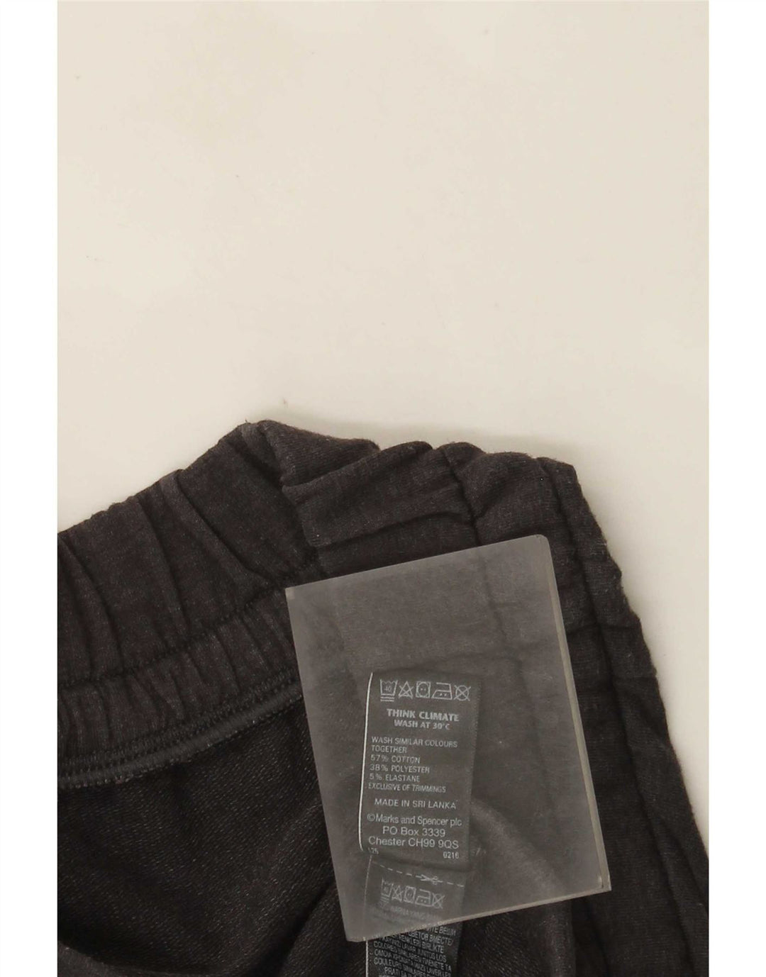 Pantaloni da tuta da donna Marks & Spencer UK 12 Cotone grigio medio