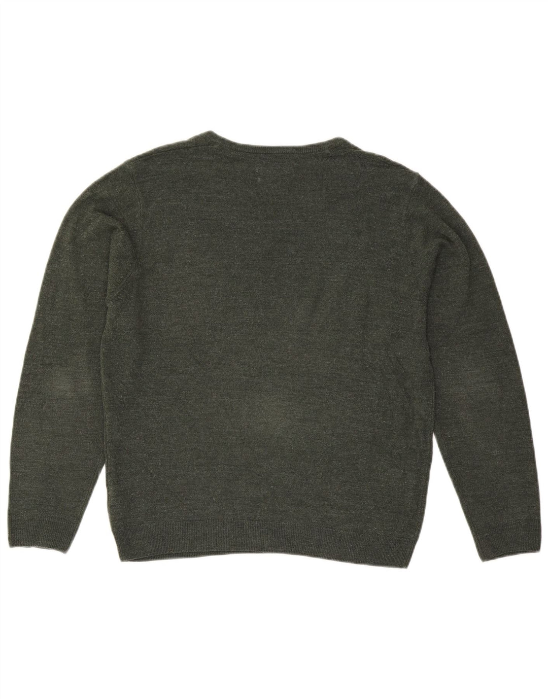 Maglione maglione con scollo a V da uomo Marks & Spencer grande verde