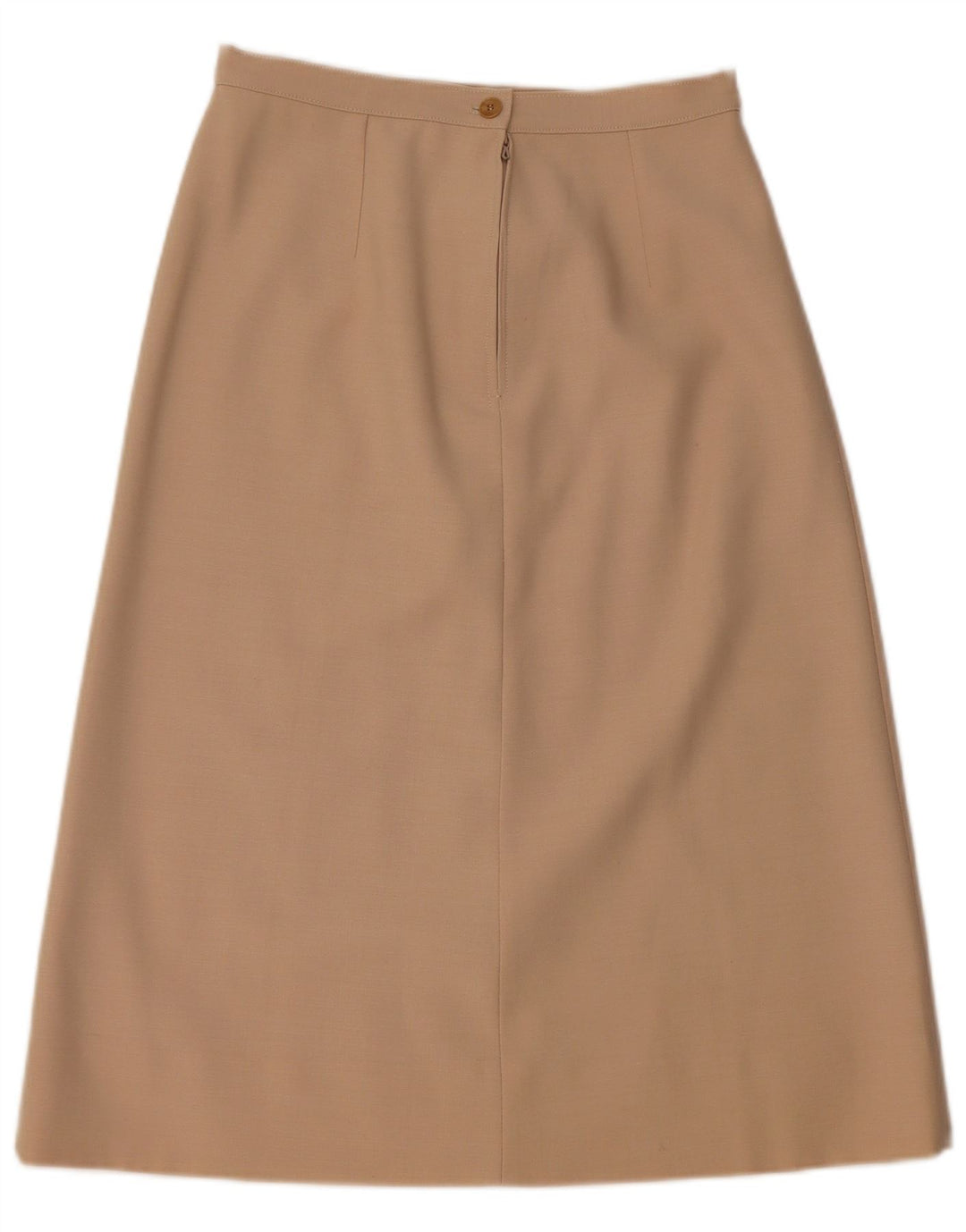 Set gonna vintage da donna a 4 bottoni in 2 pezzi IT 42 medio W26 Beige
