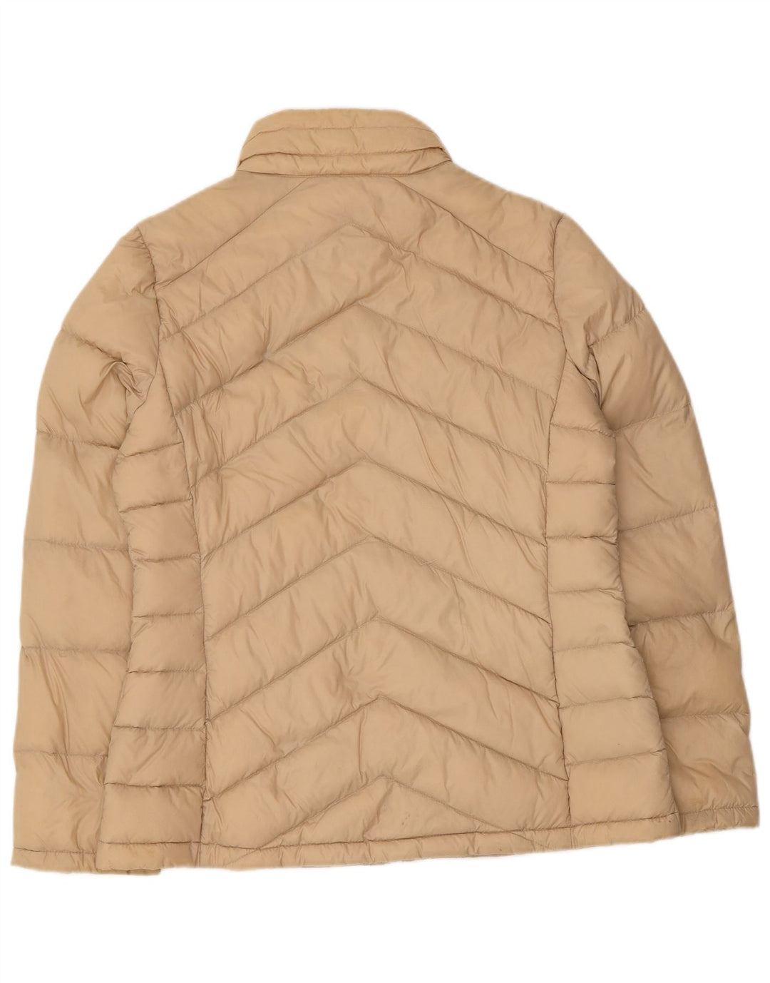Giacca imbottita da donna Calvin Klein UK 14 Nylon beige medio