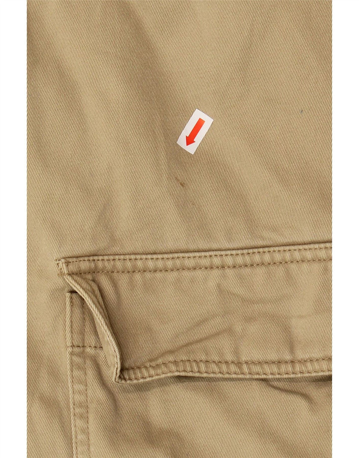 KARTEL Mens Utility Jacket UK 42 XL Beige Cotton