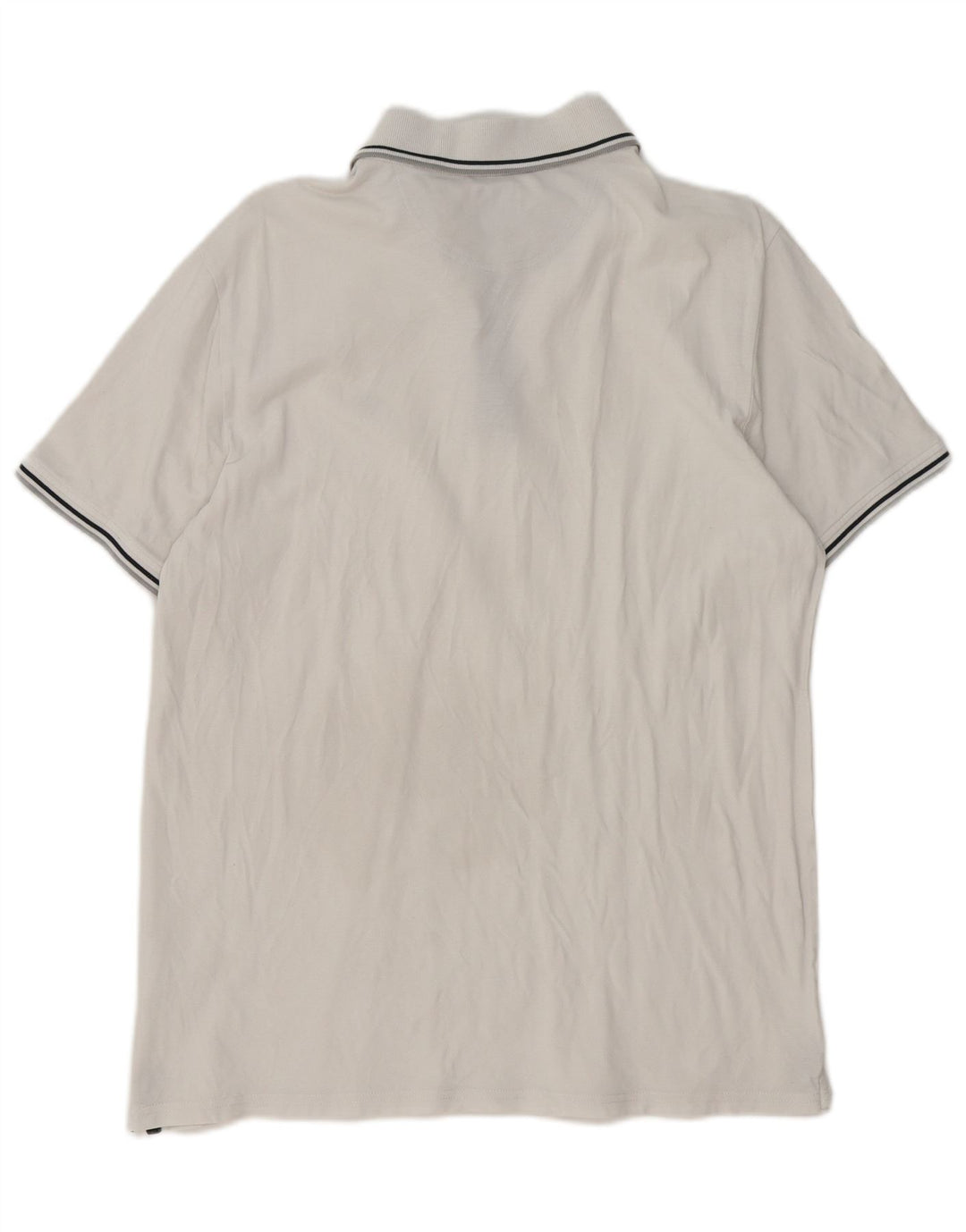 Polo da uomo Champion XL in cotone a righe bianche