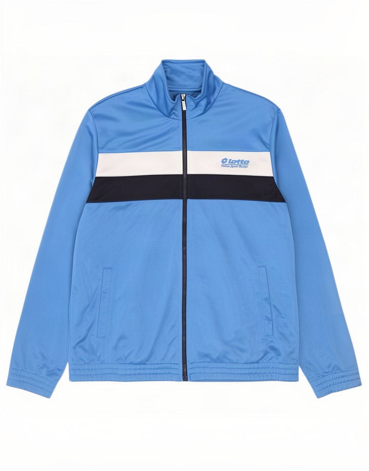 Giacca da tuta da uomo Lotto XL Blu in poliestere color block