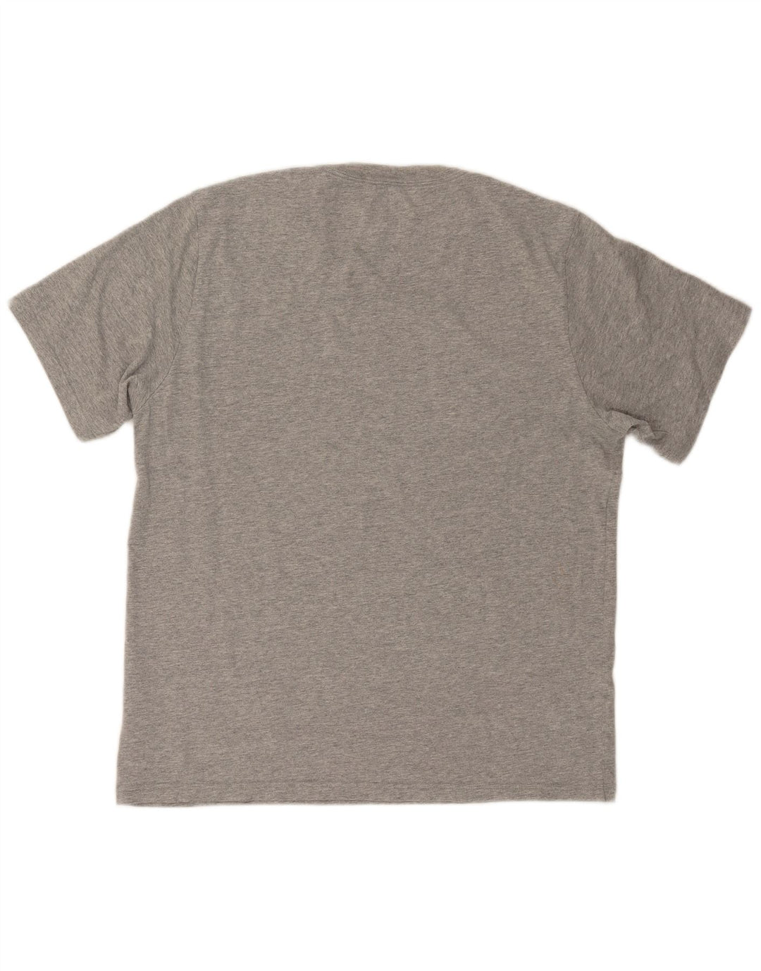 T-shirt grafica da uomo Converse Top grande in cotone chiazzato grigio