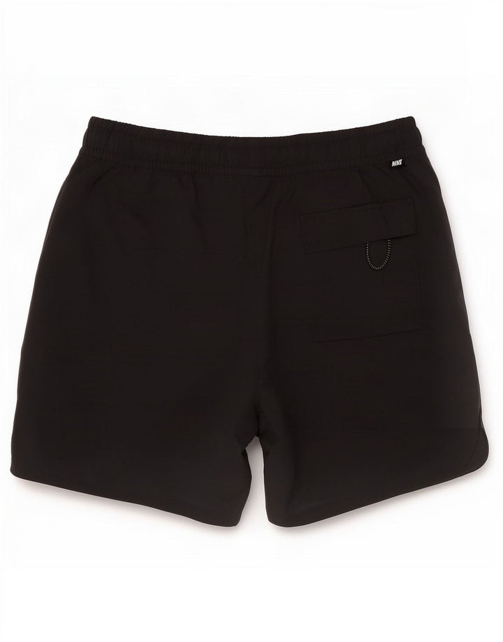 Pantaloncini da bagno Nike da uomo piccoli in poliestere nero