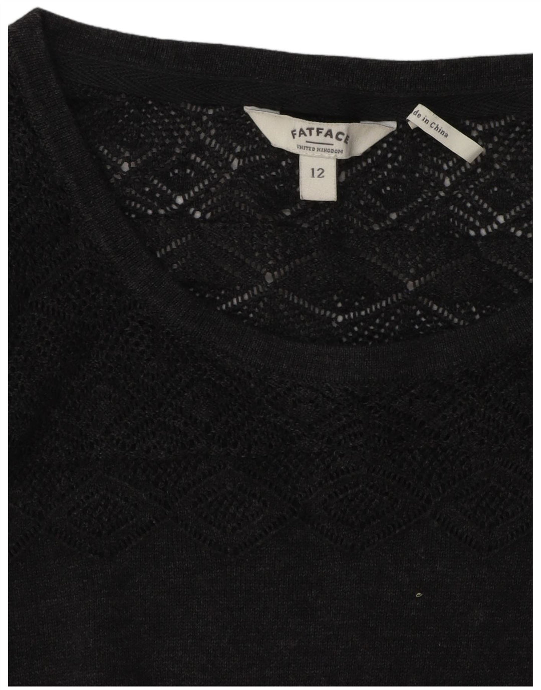 Abito maglione da donna Fat Face UK 12 Grigio medio