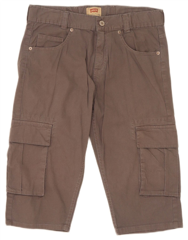 Bermuda cargo da ragazzo Levi's 15-16 anni W28 in cotone grigio