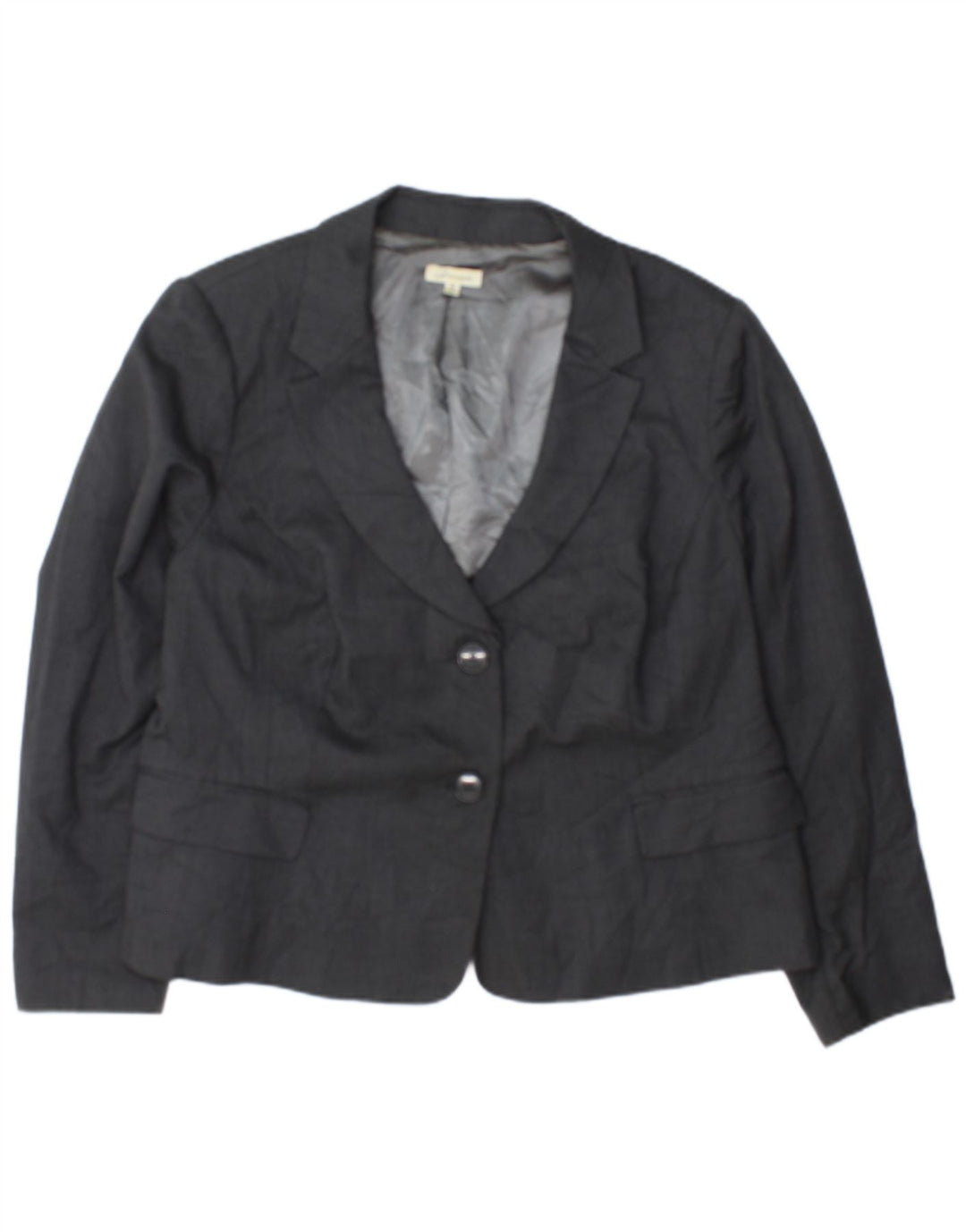 Giacca blazer autografa da donna Marks & Spencer UK 18 XL grigio maculato