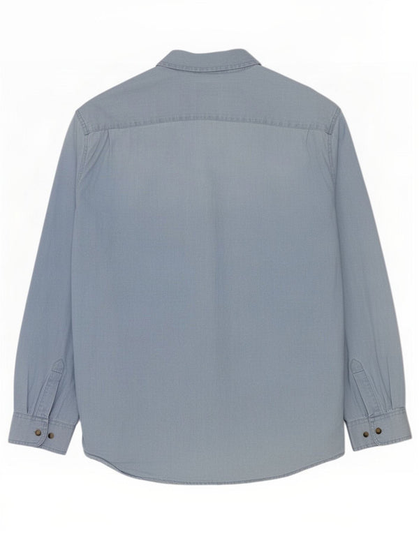 Camicia da uomo Wrangler 2XL cotone blu