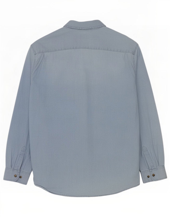 Camicia da uomo Wrangler 2XL cotone blu