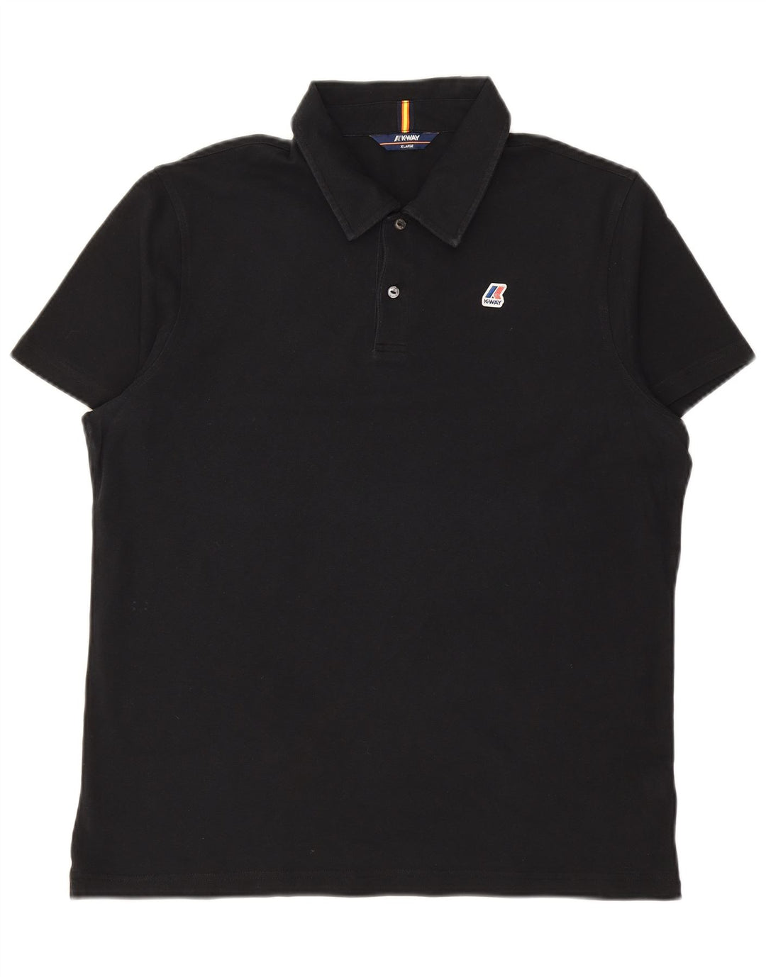 Polo K-WAY da uomo XL in cotone nero