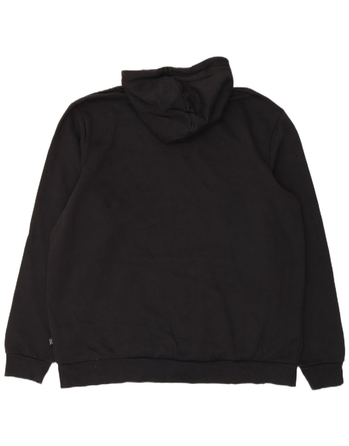 Felpa con cappuccio grafica da uomo Puma 2XL cotone nero