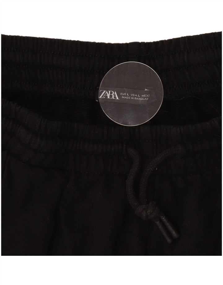 Pantaloni della tuta da donna Zara UK 14 grandi neri