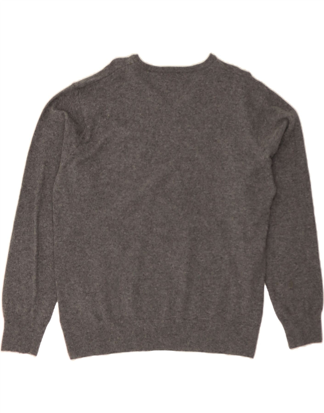 KAPPA Mens V-Neck Jumper Sweater XL Grey Wool Vintage Kappa and Second-Hand Kappa from Messina Hembry 