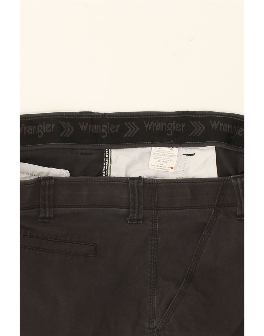 Pantaloncini cargo da uomo WRANGLER W44 2XL cotone grigio