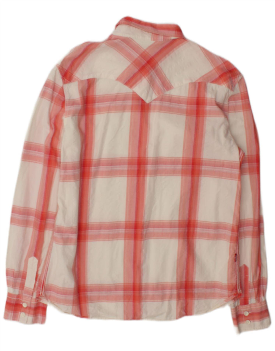 Camicia da uomo Levi's a quadri bianchi medi