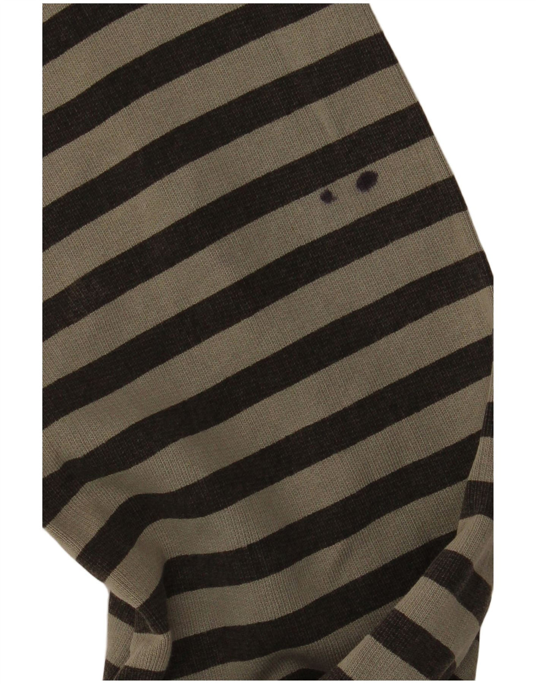 Fat Face Top da uomo a maniche lunghe in cotone a righe beige larghe