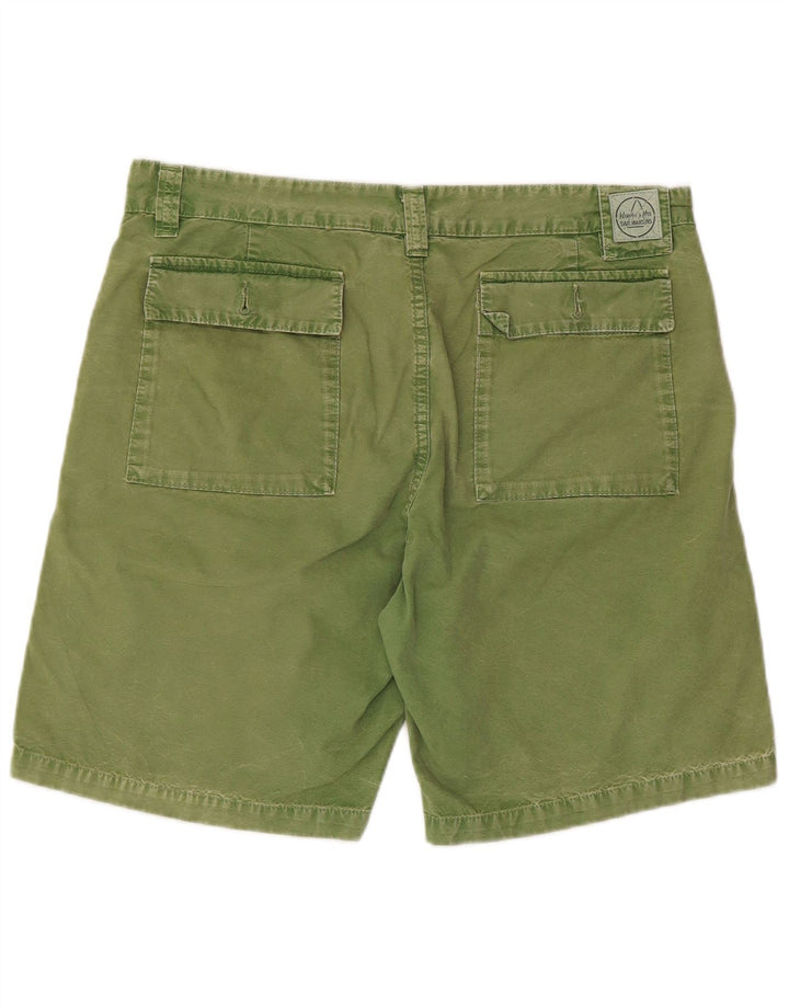 Pantaloncini chino da uomo Murphy & Nye W34 grandi in cotone verde