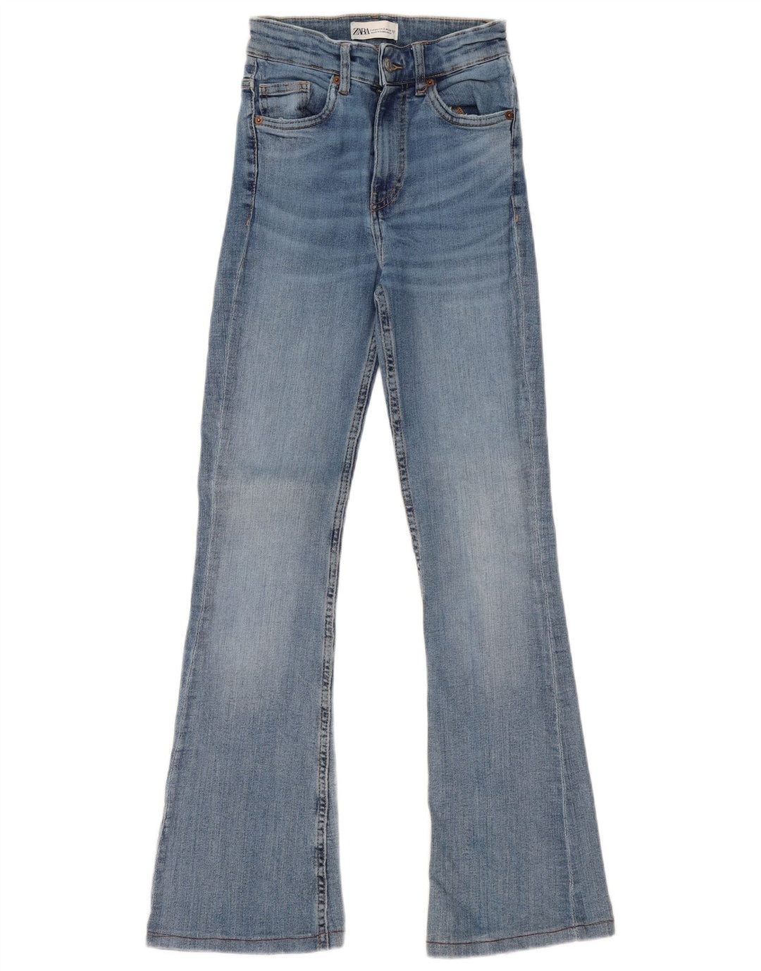 Jeans svasati da donna Zara EU 34 2XS W24 L31 Blu