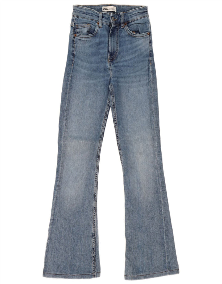 Jeans svasati da donna Zara EU 34 2XS W24 L31 Blu