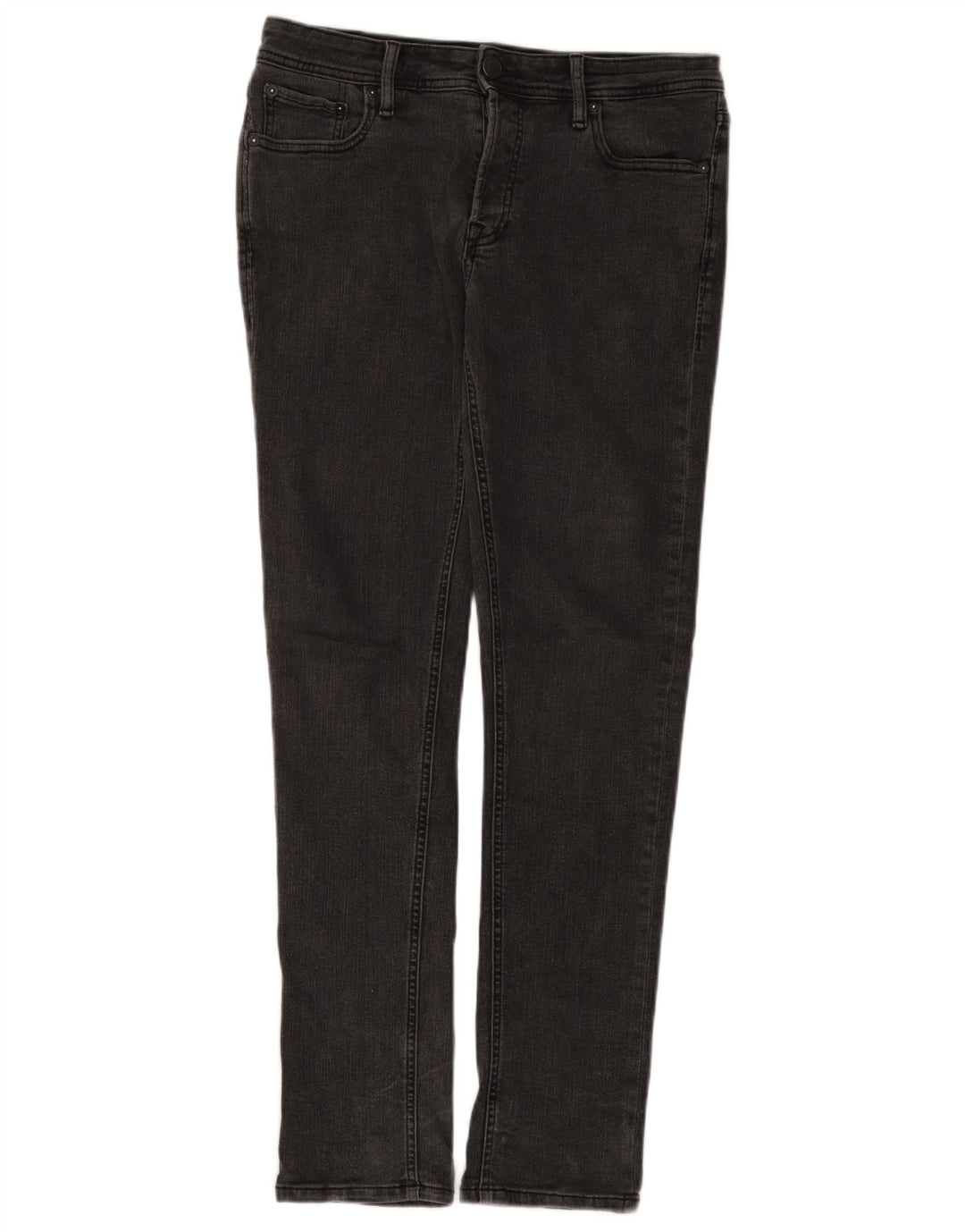 Jeans slim da uomo Jack & Jones W31 L32 cotone grigio