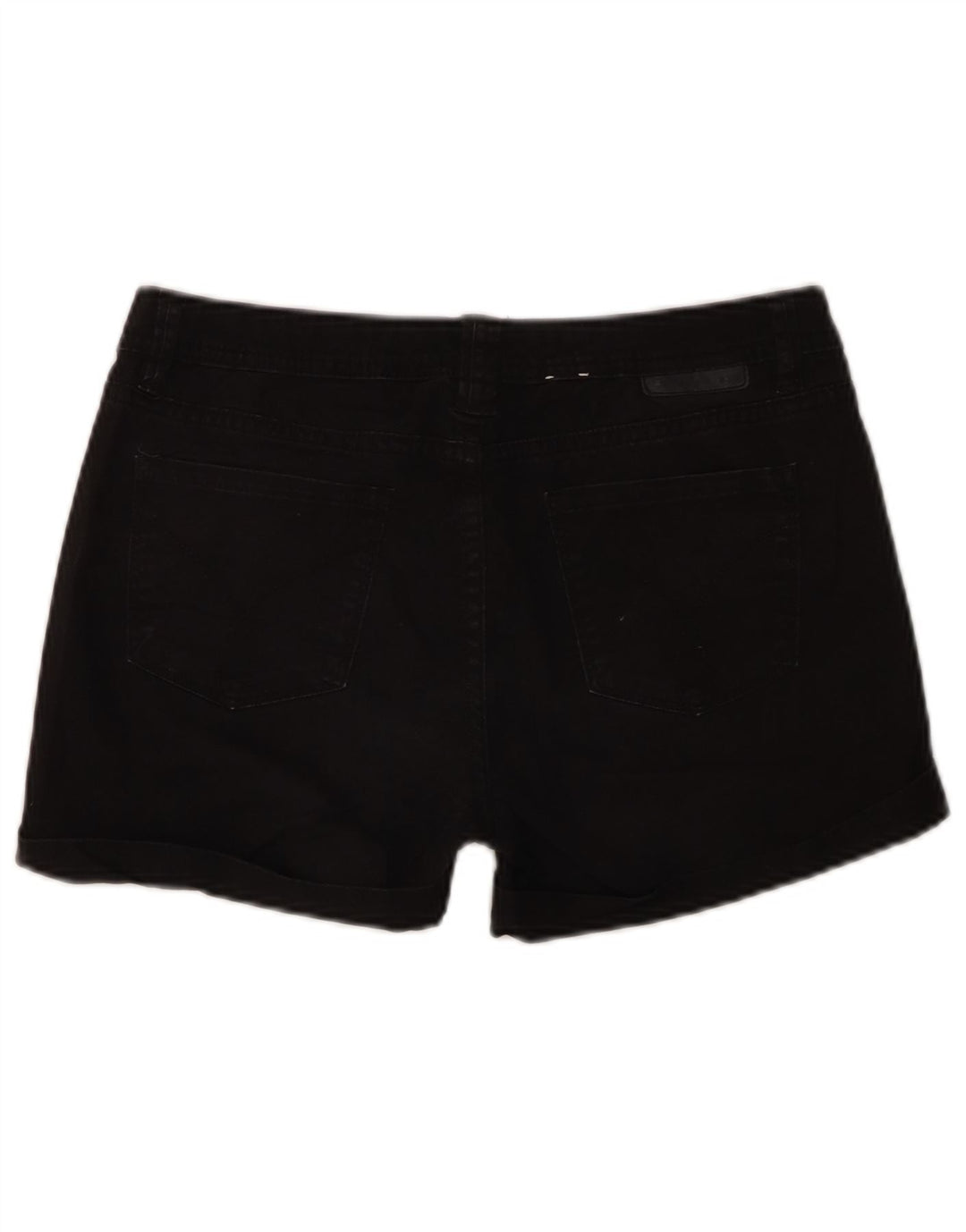 Pantaloncini di jeans da donna Calvin Klein US 8 Medium W28 Cotone nero