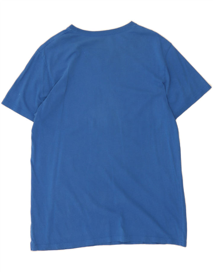 REEBOK Mens Graphic T-Shirt Top Large Blue Cotton Vintage Reebok and Second-Hand Reebok from Messina Hembry 