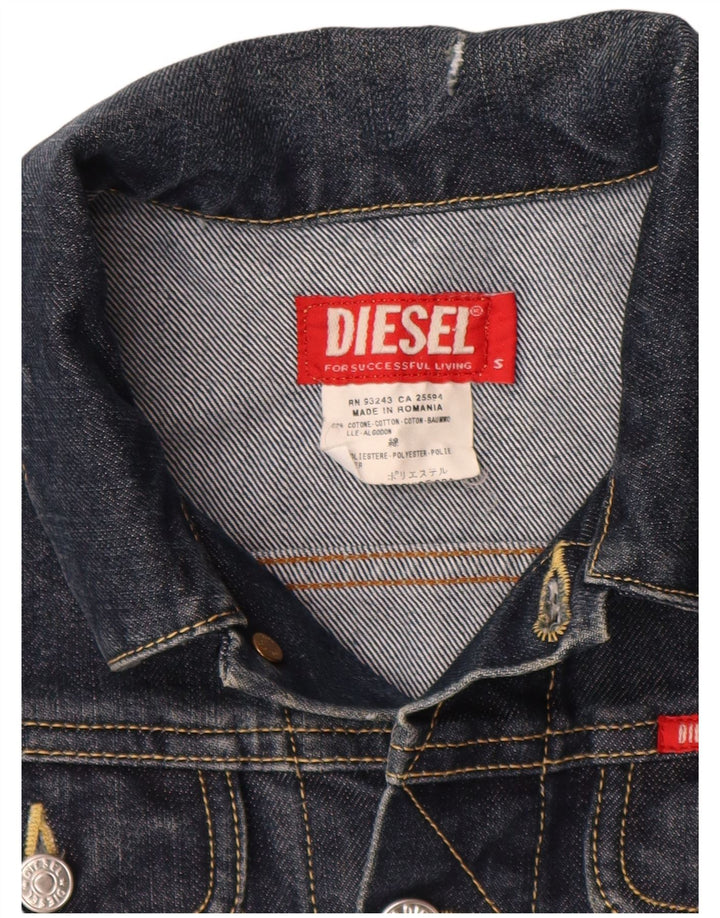 Giacca di jeans per ragazze Diesel 11-12 anni piccola in cotone blu navy