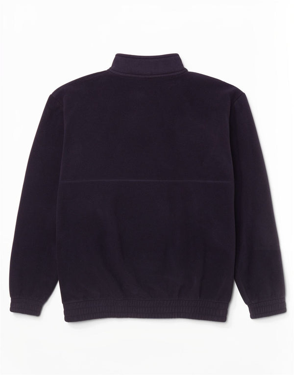 Maglione in pile Fila da uomo con zip e collo medio blu navy