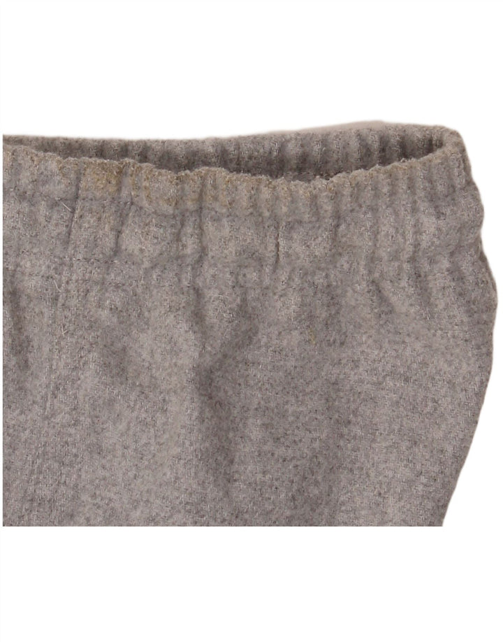 Pantaloni casual a gamba larga da donna Zara medi W28 L30 poliestere grigio