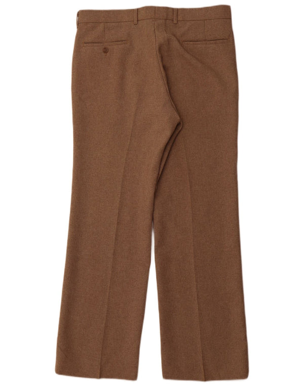 LEVI'S Pantaloni da abito dritti da uomo Action Slacks W36 L31 Marrone