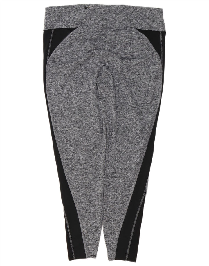 MARKS & SPENCER Leggings da donna UK 18 XL Poliestere color block grigio