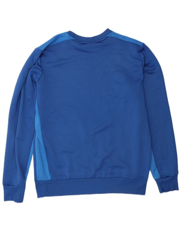 UMBRO Felpa da uomo maglione grande blu colorblock